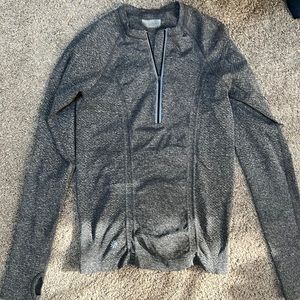 Gray Athleta 1/2 Zip Shirt
